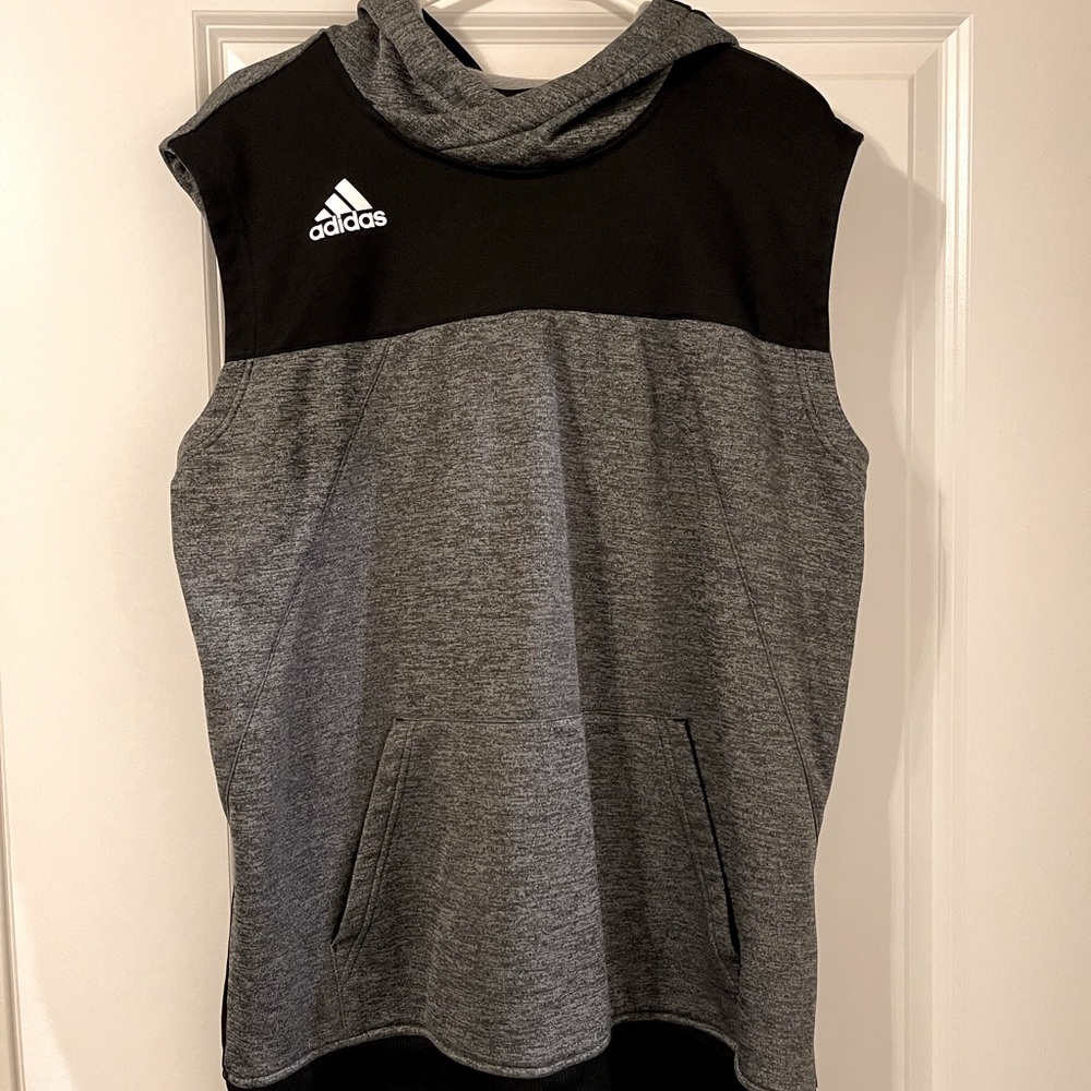 Adidas sleeveless hoodie!